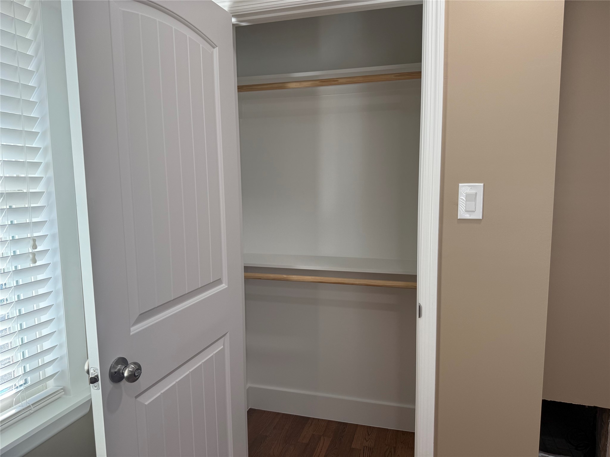 4127 Colgate Street Houston, TX 77087 - Photo 14 of 16 a view of walk in closet with empty racks