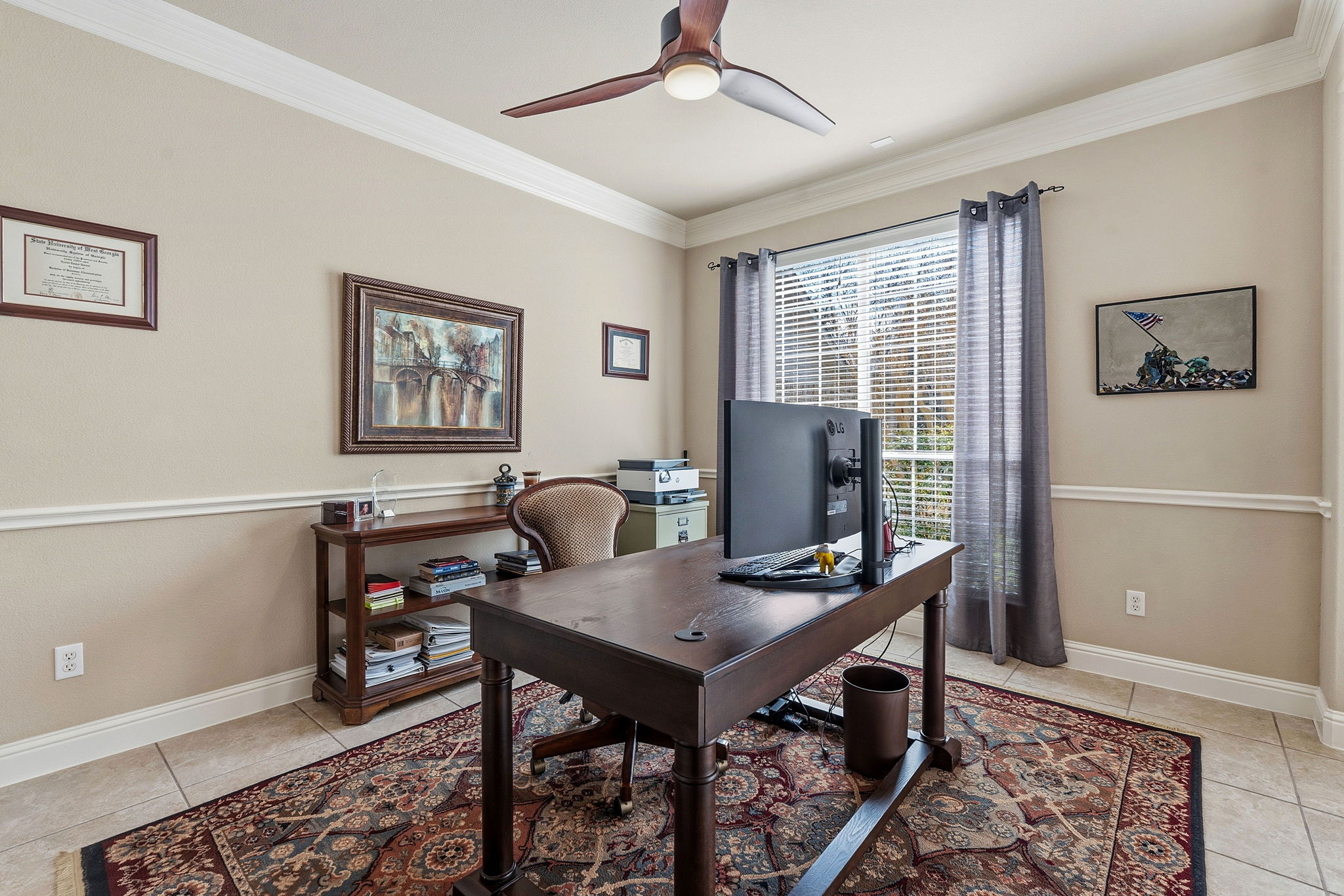 2807 Rambler Valley Drive Cedar Park, TX 78613 - Photo 17 of 38 a view of a workspace with furniture and a window
