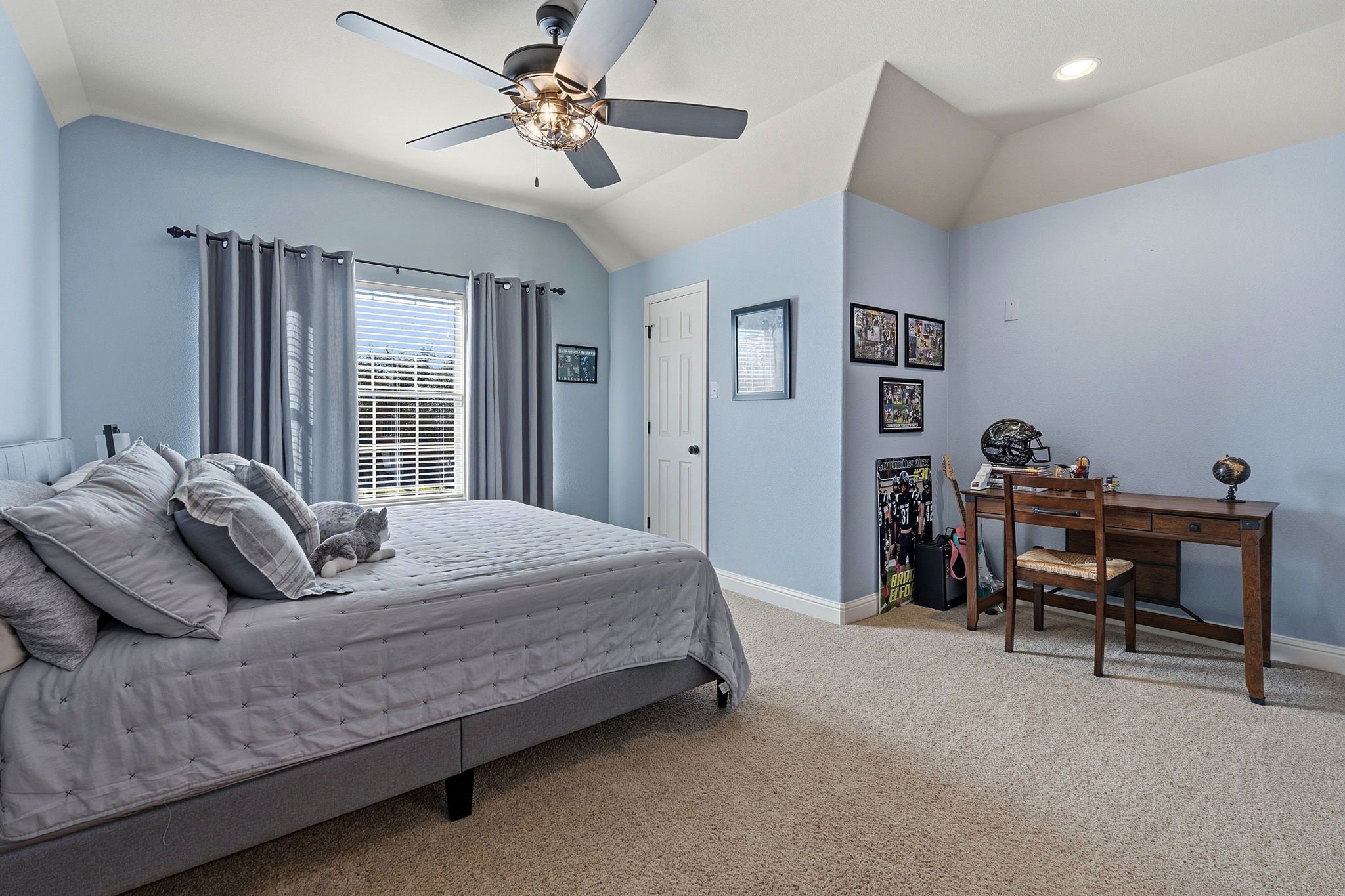 2807 Rambler Valley Drive Cedar Park, TX 78613 - Photo 26 of 38 a bedroom with a bed furniture and a window