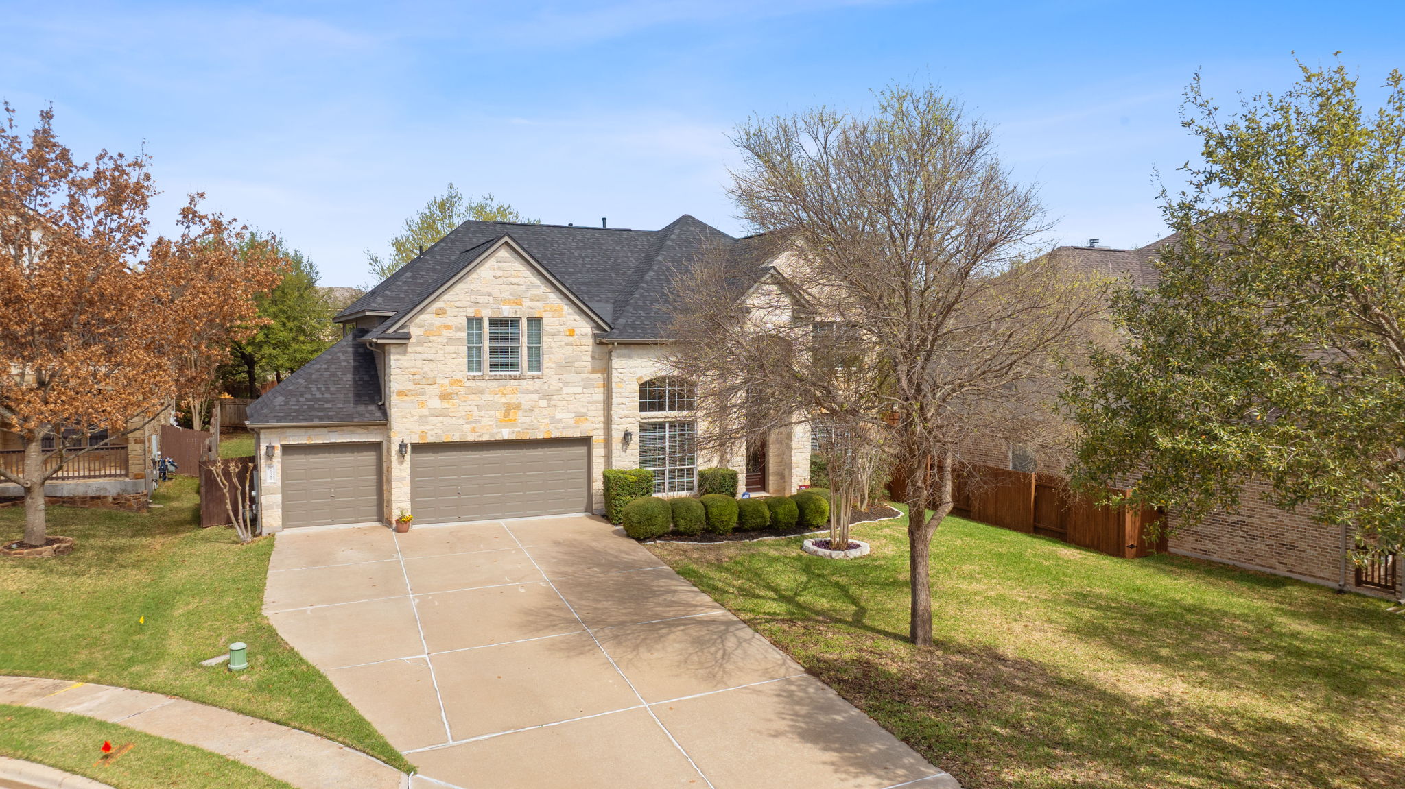 2807 Rambler Valley Drive Cedar Park, TX 78613 - Photo 34 of 38 a front view of a house with a yard