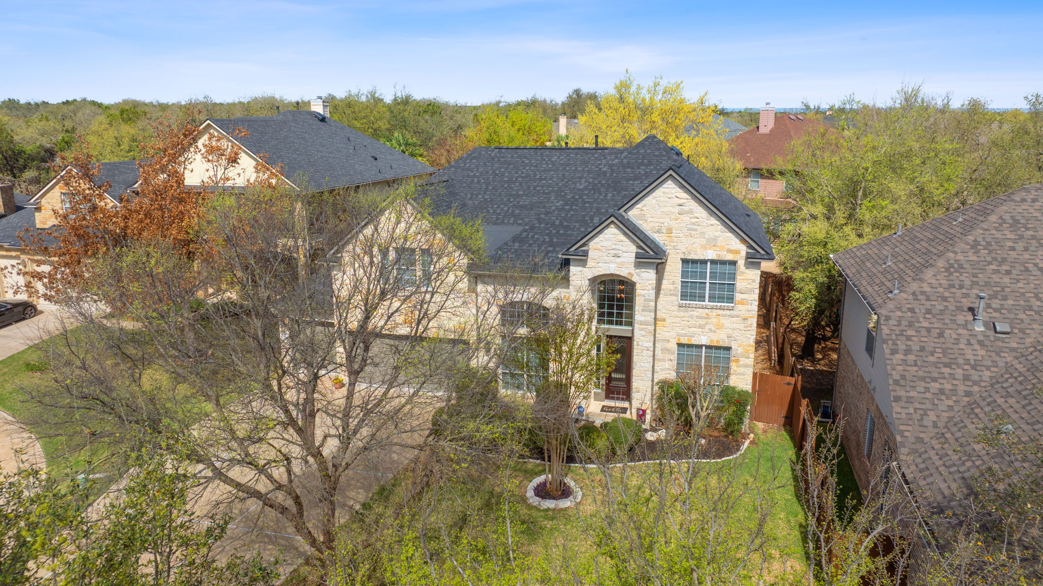 2807 Rambler Valley Drive Cedar Park, TX 78613 - Photo 35 of 38 a view of a house with backyard