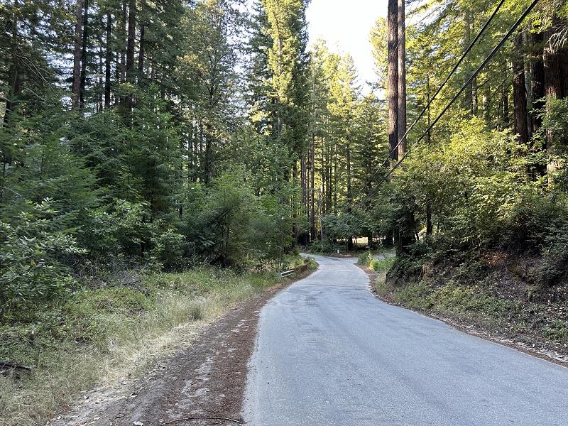0 Logan Creek Road Boulder Creek, CA 95006 - Photo 11 of 13 a view of a road with trees in the background