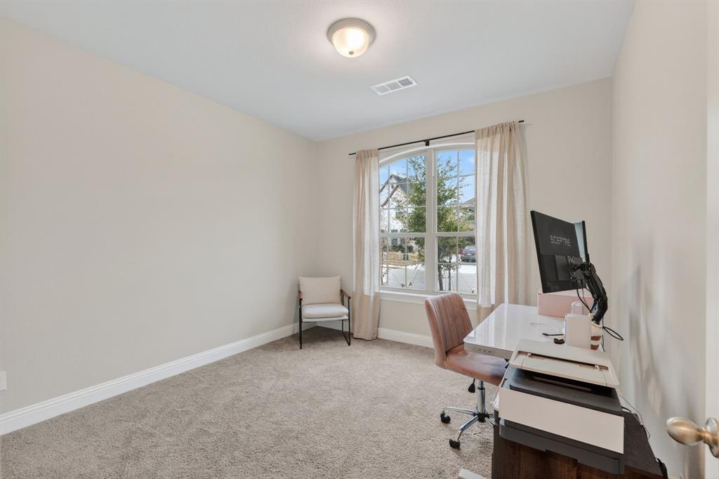 4150 Gambel Road Prosper, TX 75078 - Photo 5 of 39 Office space featuring light carpet and baseboards