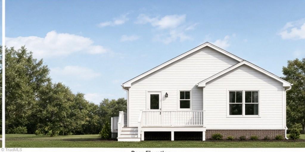 809 Washington Post Road New Bern, NC 28562 - Photo 3 of 6 Rear Elevation AI Rendered.