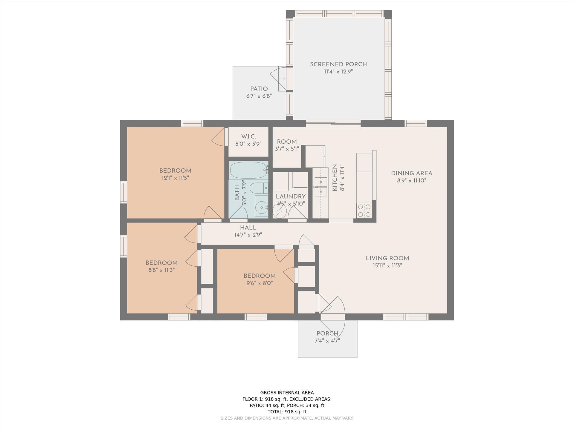 4648 Rucker Road Moneta, VA 24121 - Photo 25 of 25 4648 Rucker Rd-Floor Plan