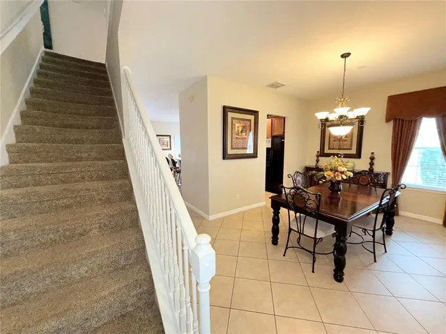 a room with furniture and entryway