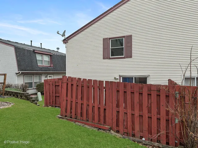 a backyard of a house