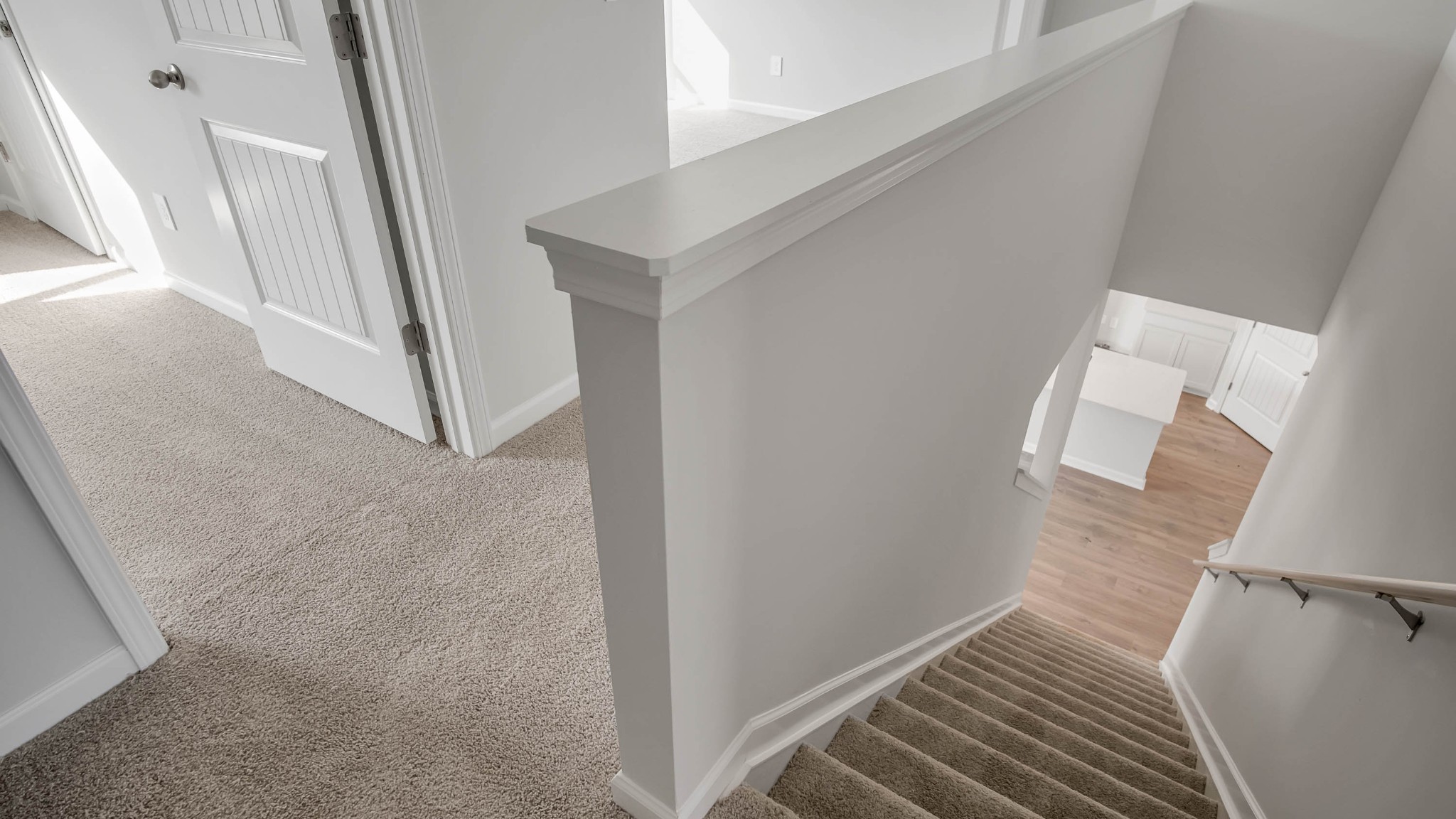 5448 Mason Way Cookeville, TN 38506 - Photo 26 of 30 a view of a room with wooden floor and staircase