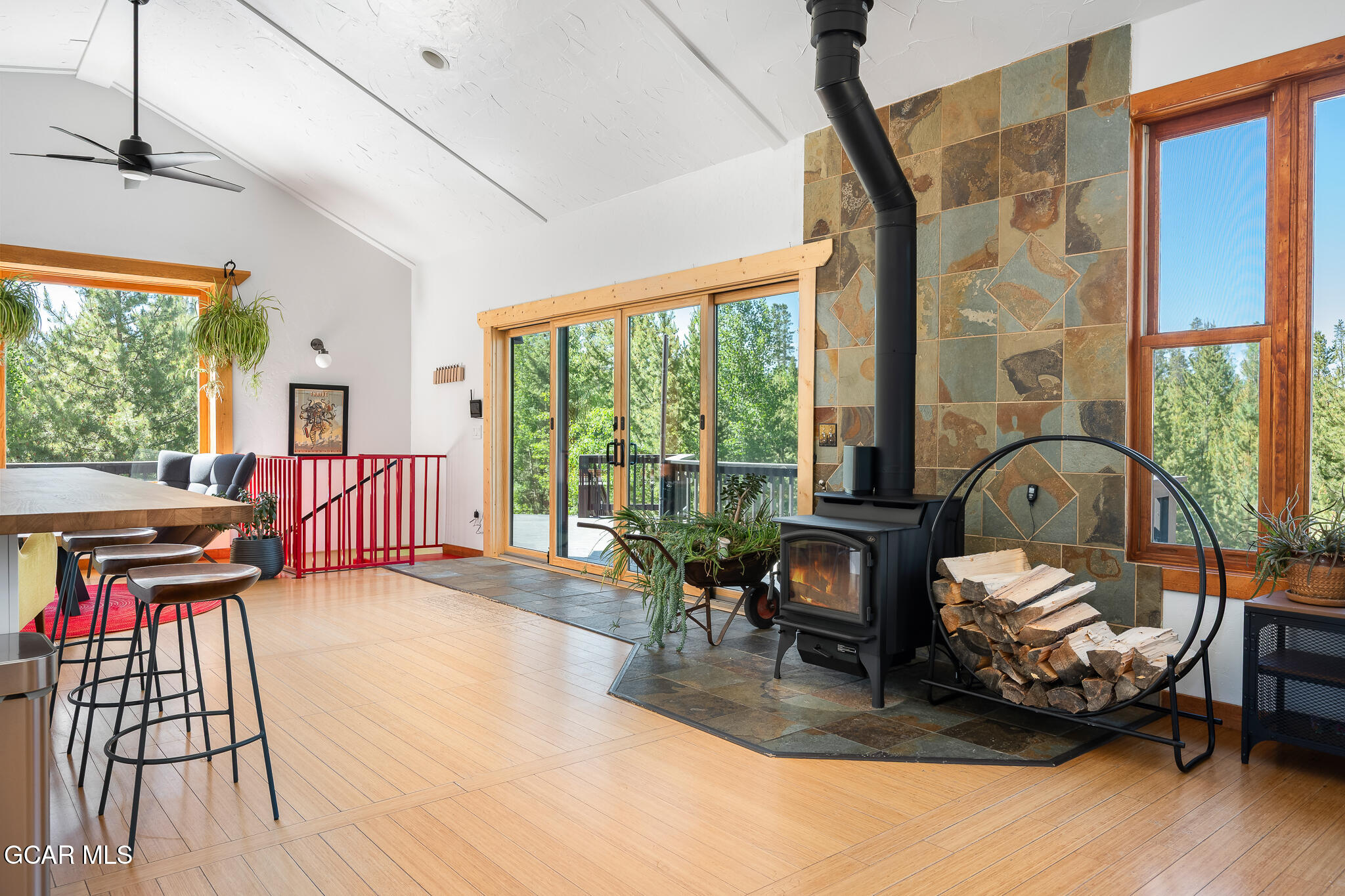 120 Womack Road Grand Lake, CO 80447 - Photo 14 of 68 Stove in Living Room- Upper Level