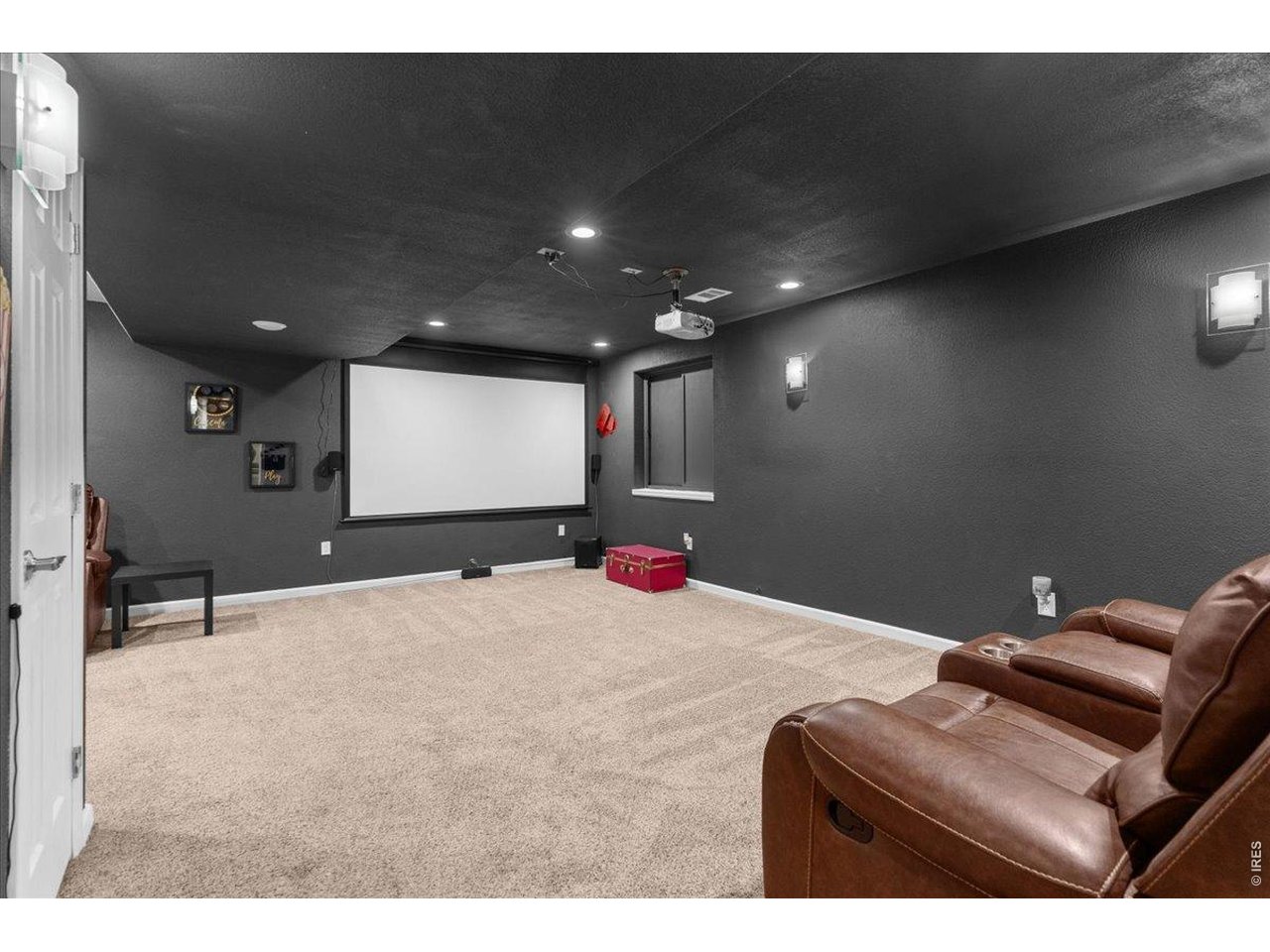 804 7th Street Pierce, CO 80650 - Photo 23 of 31 Theatre Room in Finished Basement