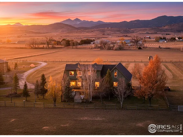 a view of a town with mountain view