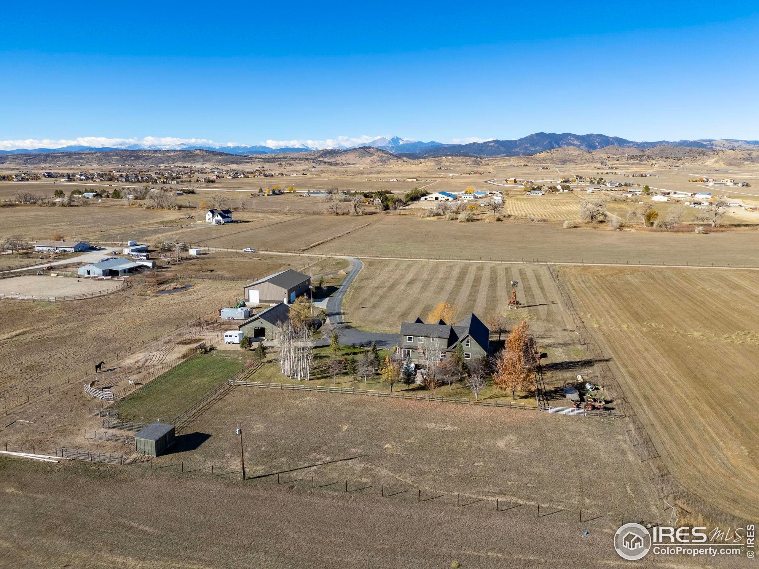 1822 Quarter Lane Berthoud, CO 80513 - Photo 47 of 49 an aerial view of a city