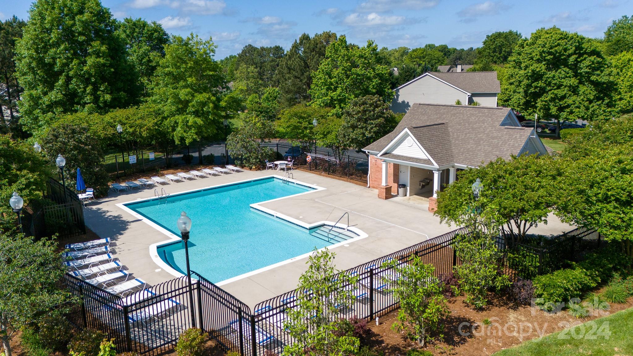 3051 Summerfield Ridge Lane Matthews, NC 28105 - Photo 23 of 23 an aerial view of a house