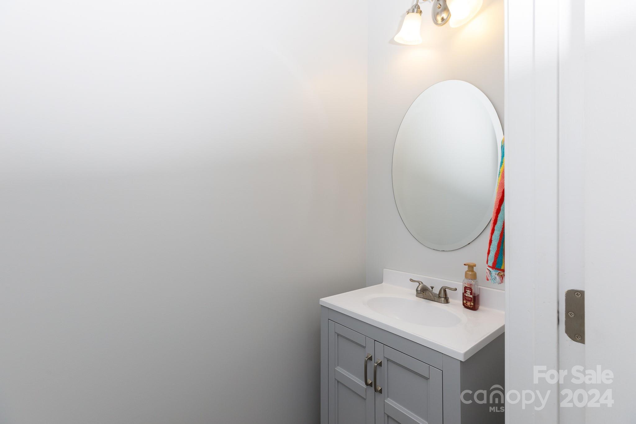 3051 Summerfield Ridge Lane Matthews, NC 28105 - Photo 10 of 23 a bathroom with a sink and a mirror