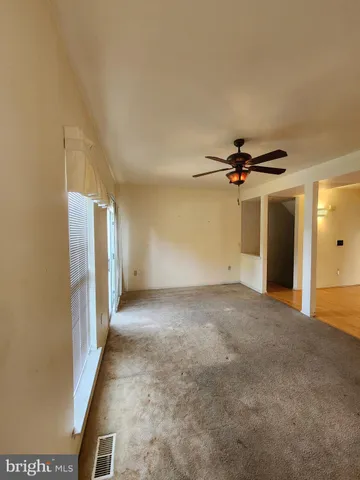 a view of a big room with closet area