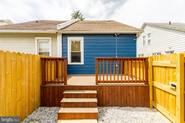 a backyard of a house