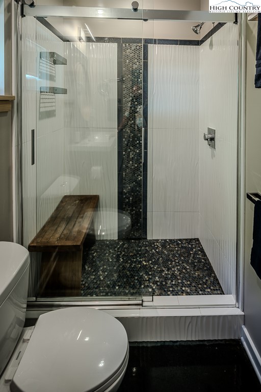 314 Hillandale Drive Boone, NC 28607 - Photo 29 of 49 a bathroom with a sink a toilet and shower