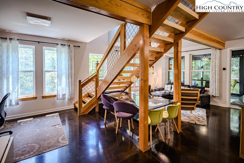 314 Hillandale Drive Boone, NC 28607 - Photo 5 of 49 a view of an entryway and wooden floor