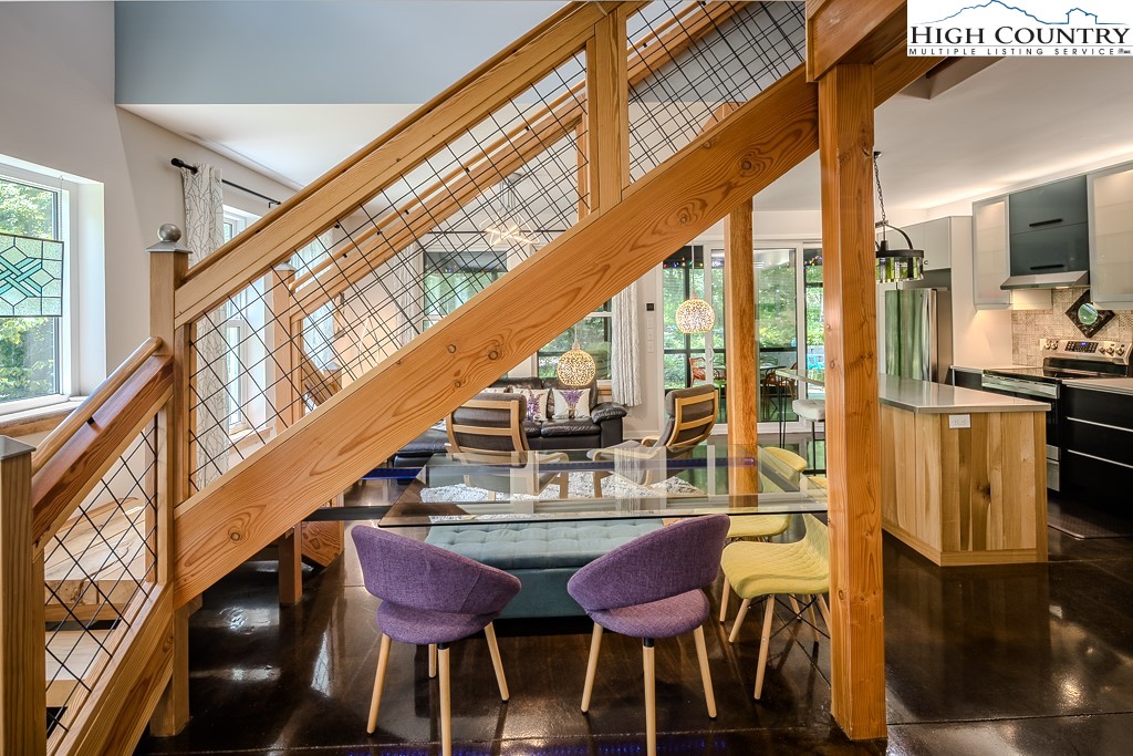 314 Hillandale Drive Boone, NC 28607 - Photo 6 of 49 a view of a chairs and table in the balcony