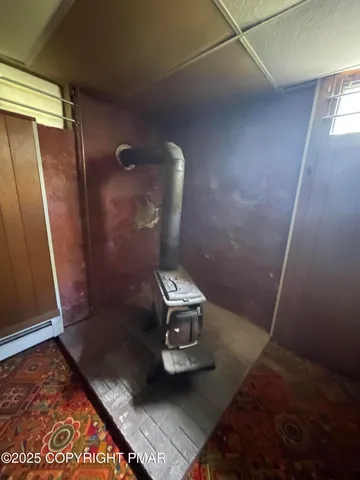 view of a room with door