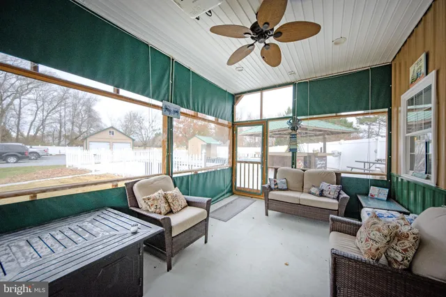 a very nice looking room with a large window