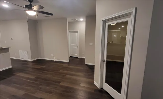 wooden floor in an empty room