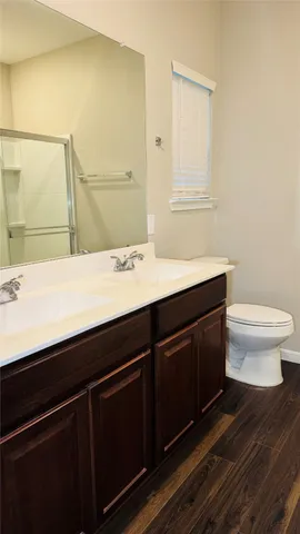a bathroom with a sink and a toilet