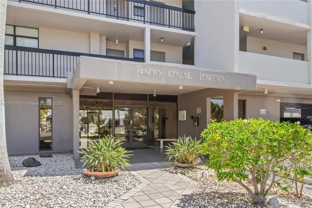 a front view of a building