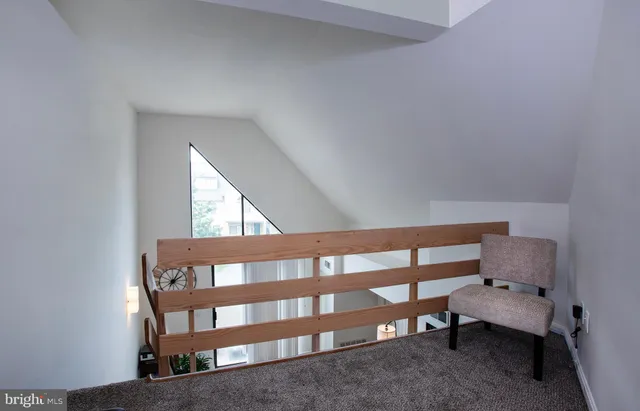 a view of wooden floor and workspace