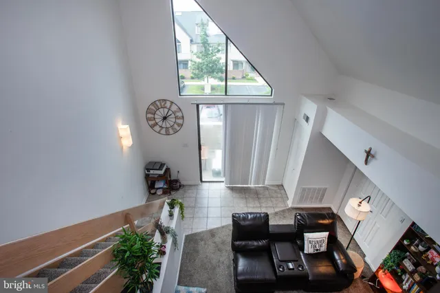 a room with furniture and a window