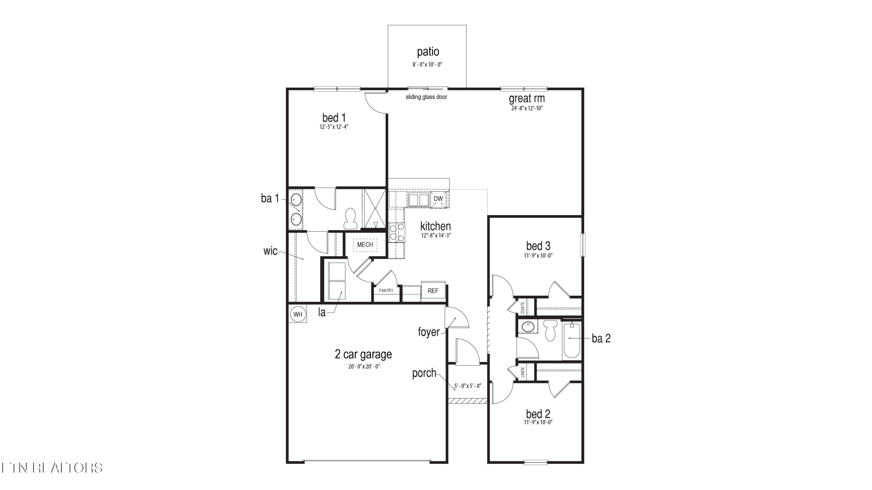 6800 Conover Lane Knoxville, TN 37918 - Photo 2 of 2 Macon Express floor plan