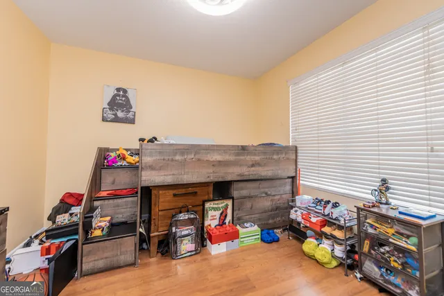 a children room with toys