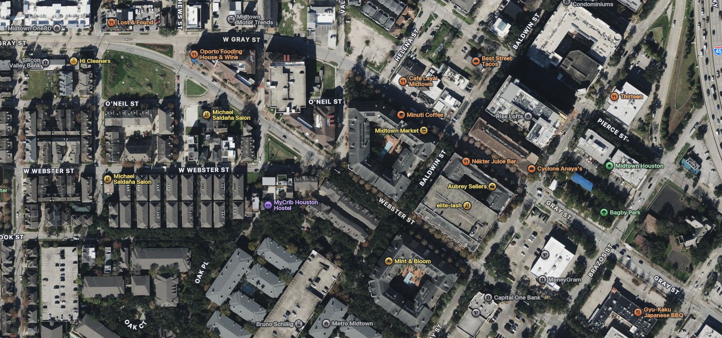 1106 Oneil Street Houston, TX 77019 - Photo 21 of 21 Map of property location