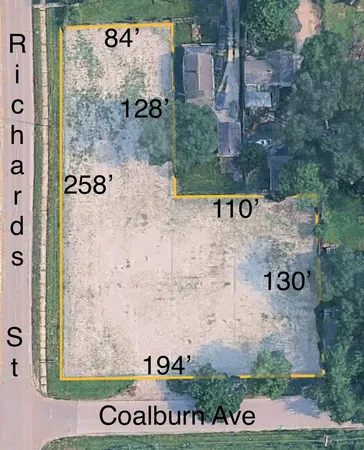 an aerial view of a wooden house