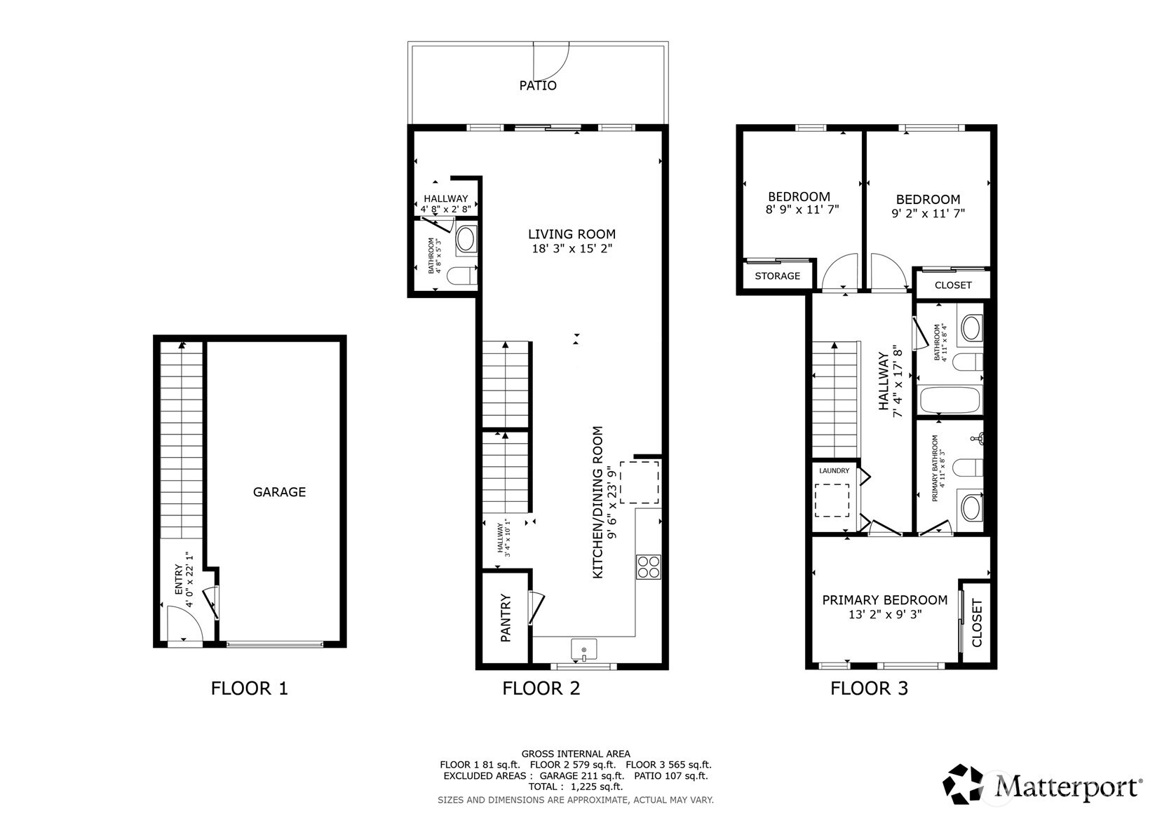 10942 Northeast 189th Place, Unit E Bothell, WA 98011 - Photo 24 of 24 a picture of a floor plan