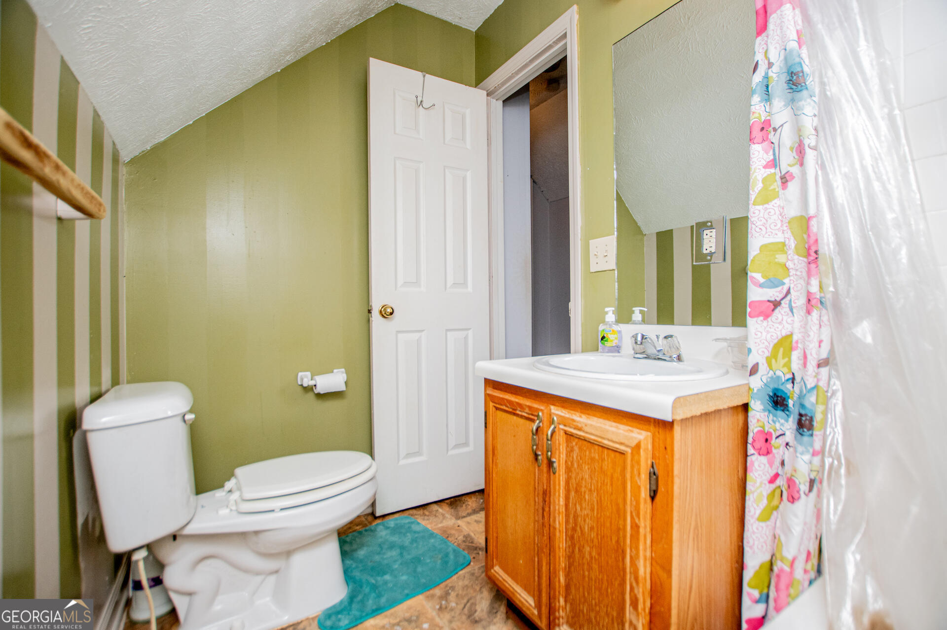1227 Horsley Mill Road Carrollton, GA 30116 - Photo 38 of 70 a bathroom with a sink a toilet and mirror