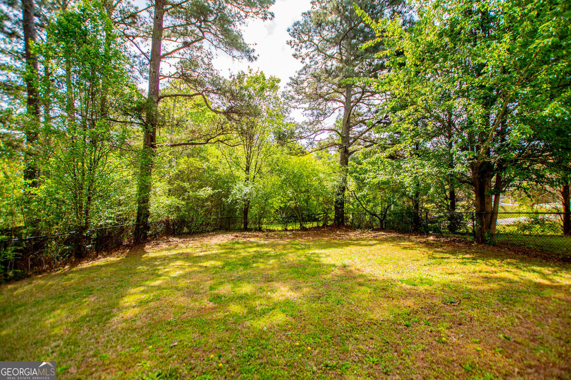 1227 Horsley Mill Road Carrollton, GA 30116 - Photo 52 of 70 a view of a yard with trees in the background