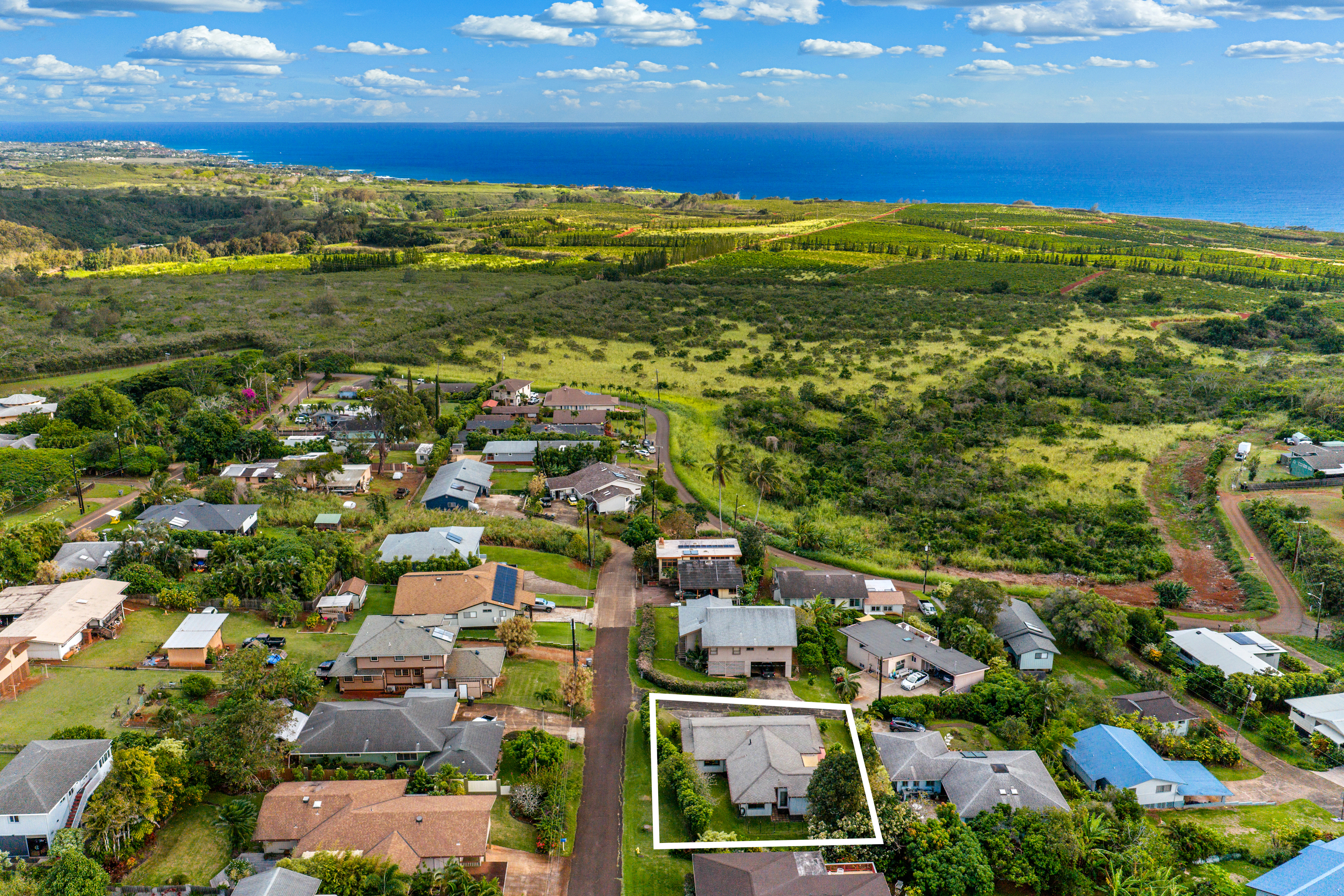3587 Kaloke Street Kalaheo, HI 96741 - Photo 3 of 30 a view of a city with an ocean