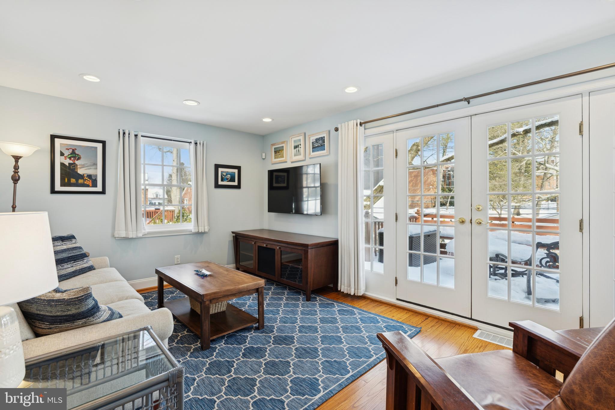509 Hamilton Road Merion Station, PA 19066 - Photo 15 of 50 Family Room With French Doors To Large Deck!