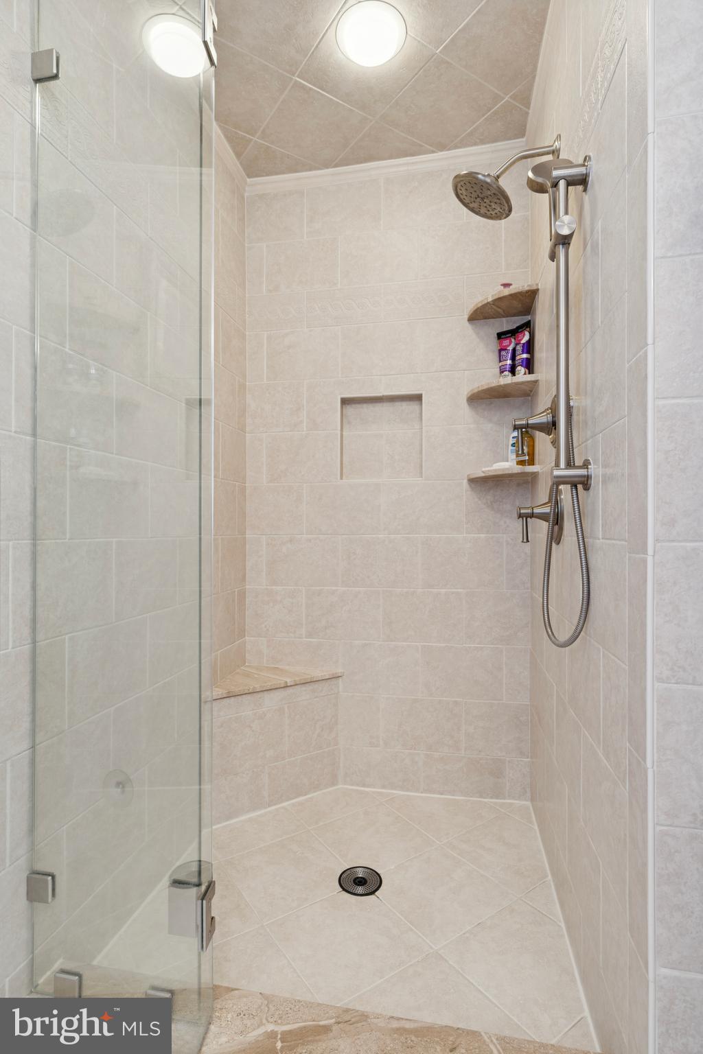 509 Hamilton Road Merion Station, PA 19066 - Photo 25 of 50 Primary Bathroom With Frameless Glass Door