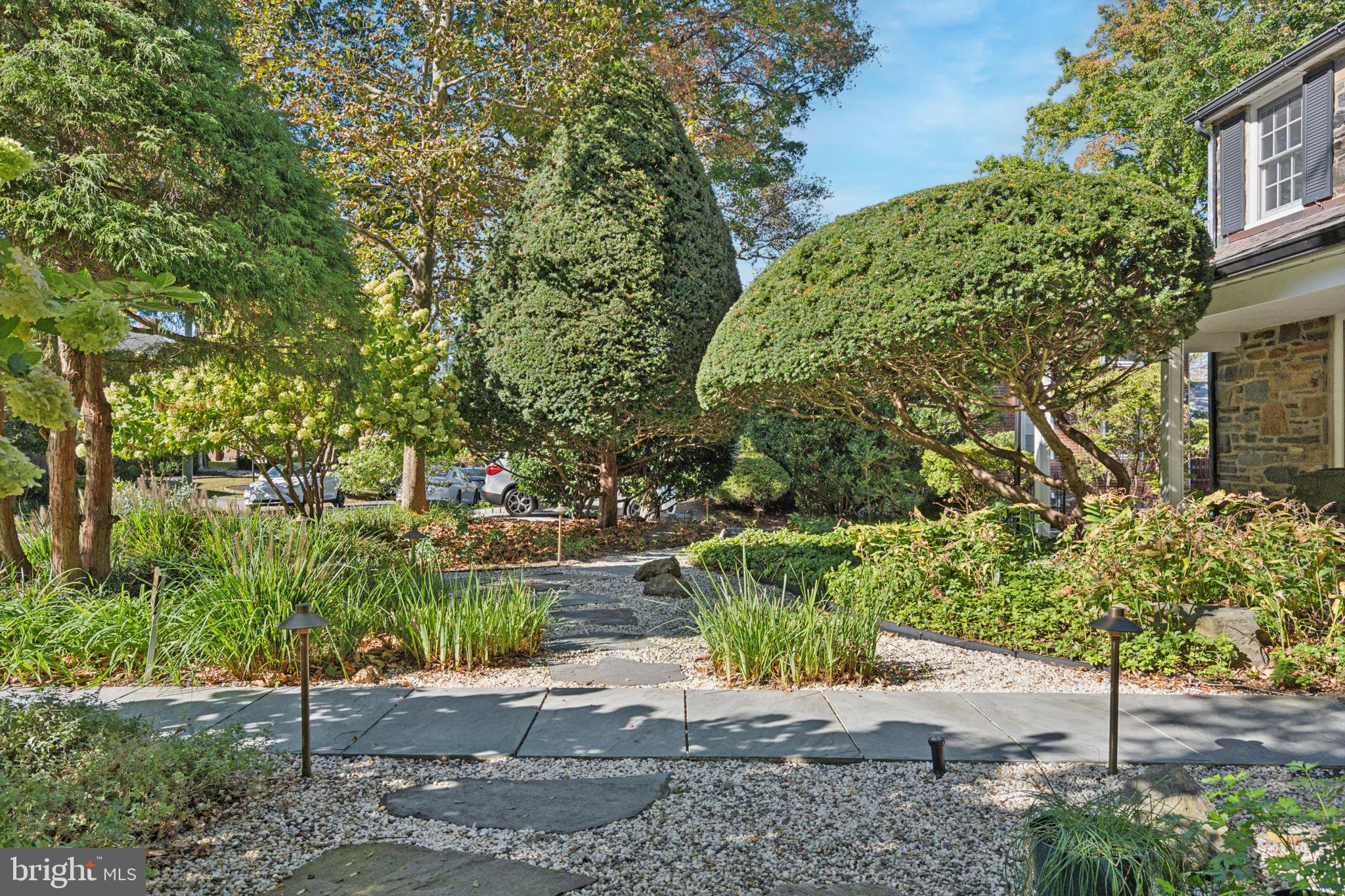 509 Hamilton Road Merion Station, PA 19066 - Photo 47 of 50 Beautifully Landscaped Front Yard