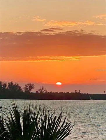 a view of lake and mountain