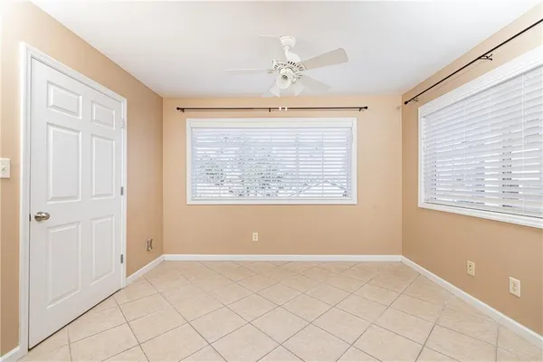 a view of an empty room