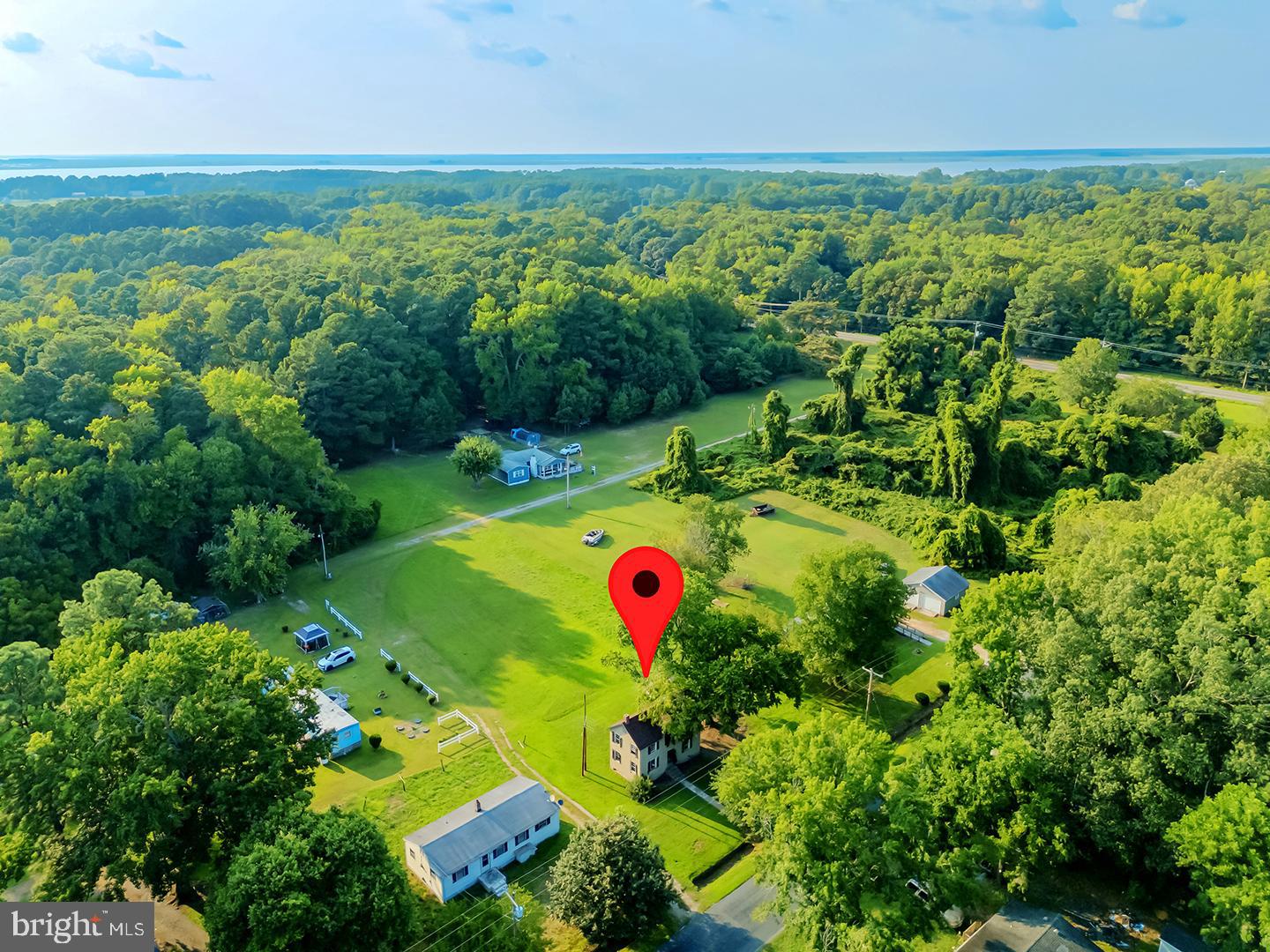 4152 Jesterville Road Tyaskin, MD 21865 - Photo 15 of 21 an aerial view of residential house with outdoor space and swimming pool