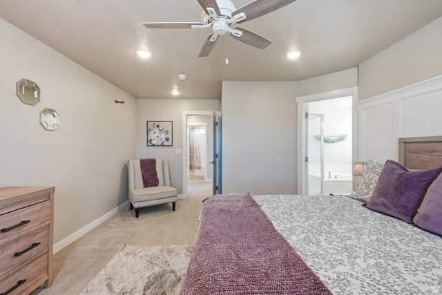 3244 West 1670th Street North Provo, UT 84601 - Photo 27 of 56 Spacious room featuring neutral paint, soft carpeting, and recessed lighting
