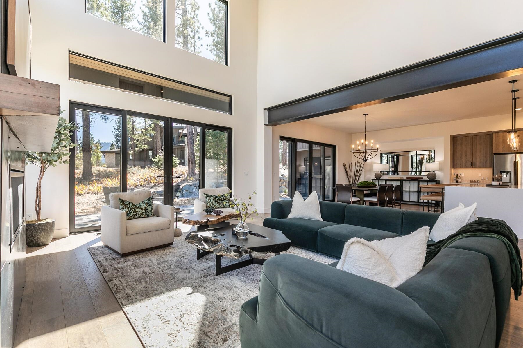 10244 Modane Place Truckee, CA 96161 - Photo 6 of 21 a living room with furniture and floor to ceiling windows