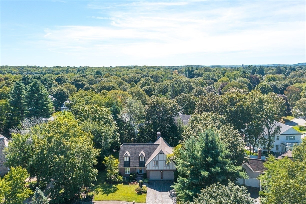 19 Louis Drive Wellesley, MA 02481 - Photo 30 of 30 an aerial view of a house with a yard