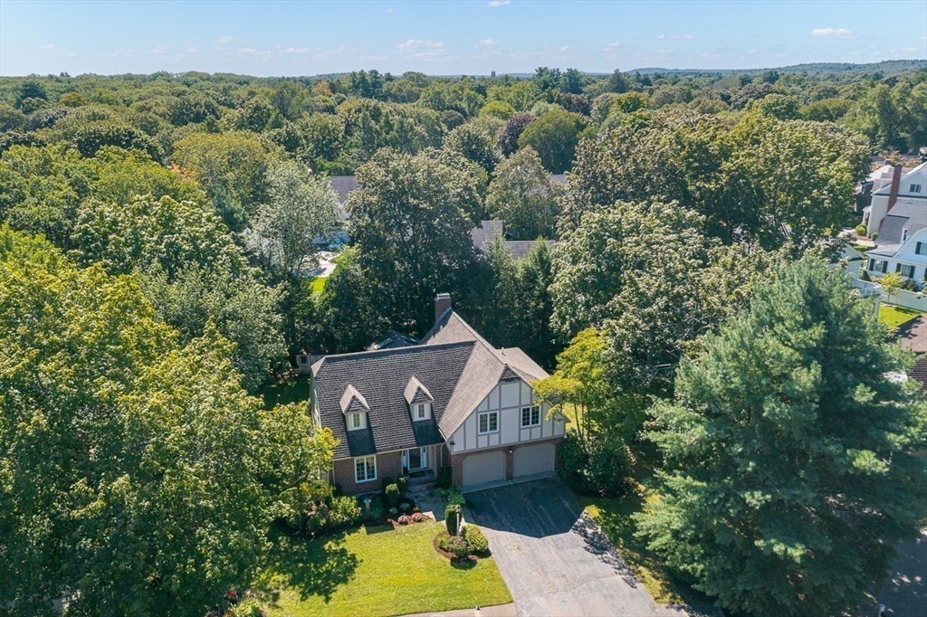 19 Louis Drive Wellesley, MA 02481 - Photo 3 of 30 an aerial view of a house with a yard