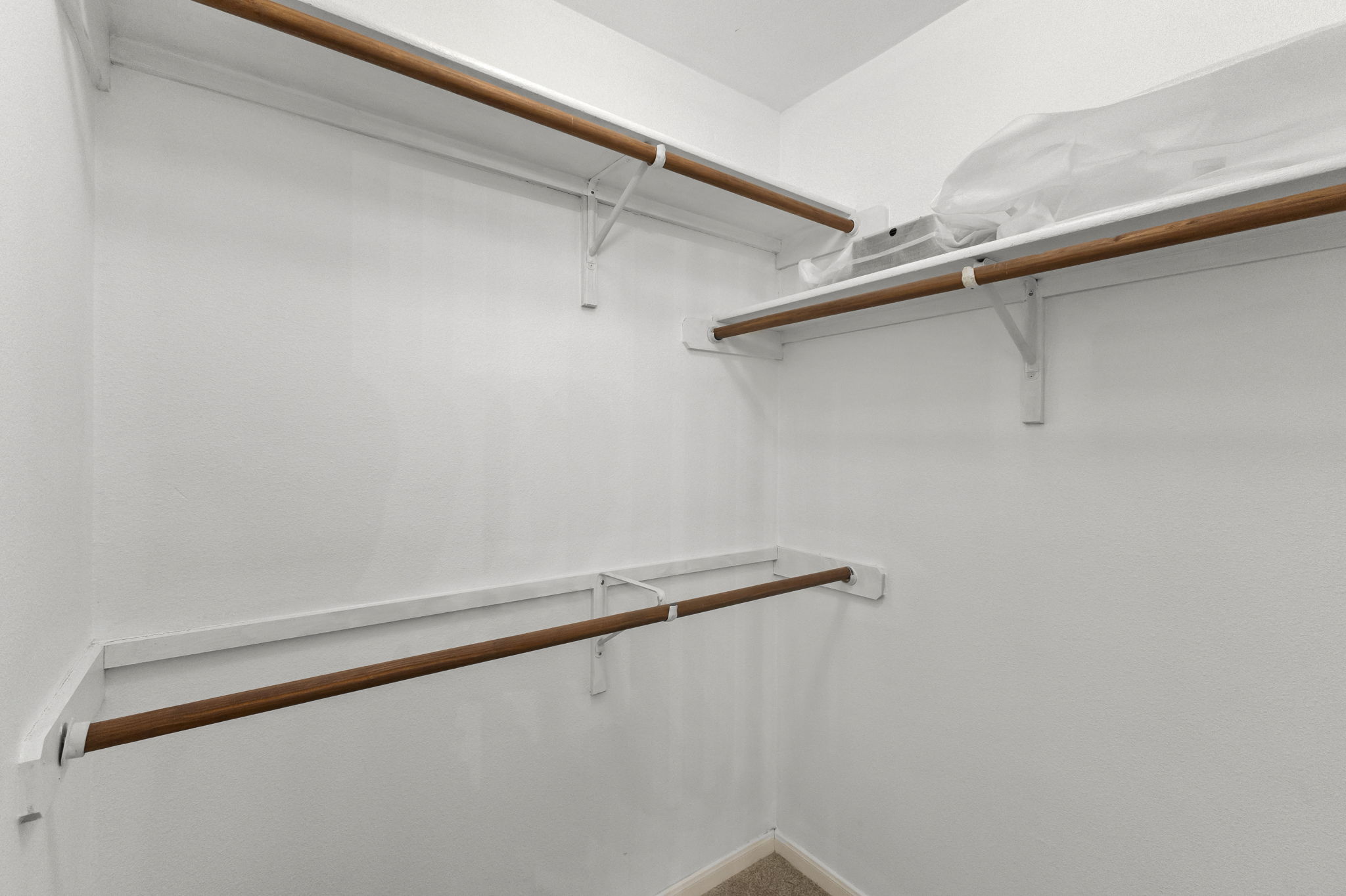 290 Bailey Loop Kyle, TX 78640 - Photo 23 of 33 Walk-in closet featuring white shelving and wood-finish hanging rods