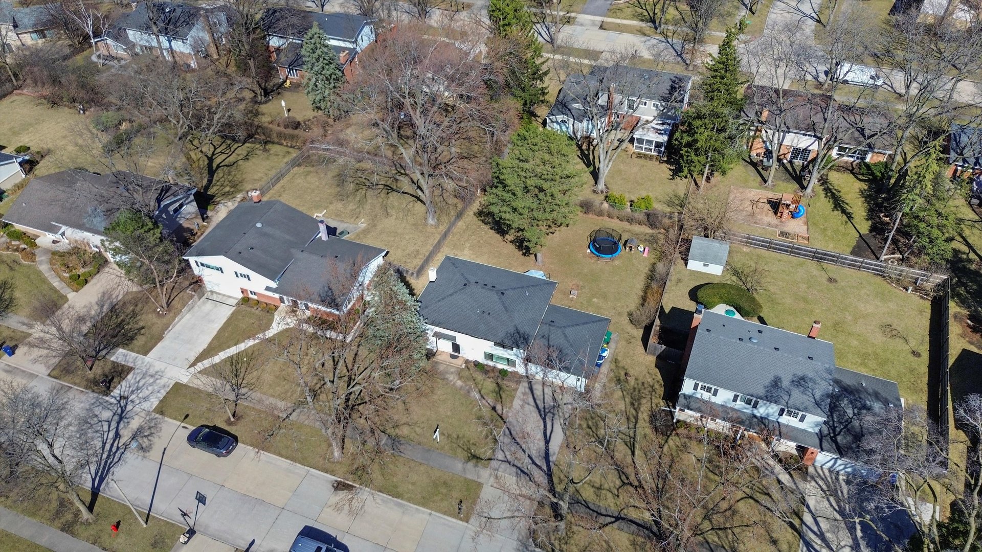 Undisclosed Address Northbrook, IL 60062 - Photo 43 of 46 an aerial view of residential houses with outdoor space